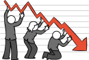 Recession freehand drawings