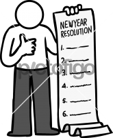 New Year ResolutionsFreehand Image