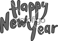 Happy New YearFreehand Image