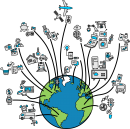 Internet of things freehand drawings