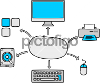 Computer Icon Black Outline Linear Sketch Drawing Front View System Unit  Monitor Keyboard Mouse Vector Flat Graphic Hand Drawn Illustration The  Isolated Object On A White Background Isolate Stock Illustration  Download