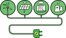 Renewable Energy freehand drawings