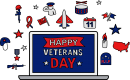 Veterans Day freehand drawings