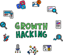 Growth Hacking freehand drawings