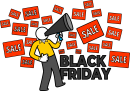 Black Friday freehand drawings