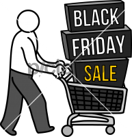 Black Friday ShoppingFreehand Image