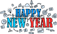 Happy New YearFreehand Image