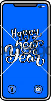 Happy New YearFreehand Image