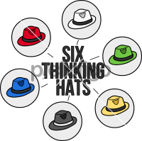 Six thinking hatsFreehand Image