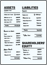 Balance Sheet freehand drawings