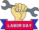 Labor Day freehand drawings