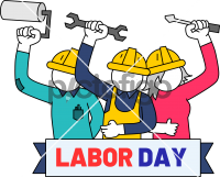 Labor DayFreehand Image