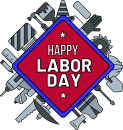Labor Day freehand drawings