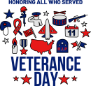 Veterans Day freehand drawings