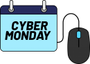 Cyber Monday freehand drawings