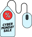 Cyber Monday freehand drawings