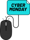 Cyber Monday freehand drawings