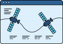 Satellite freehand drawings