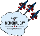 Memorial Day freehand drawings