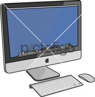 Apple Desktop ComputerFreehand Image