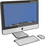 Apple Desktop Computer freehand drawings