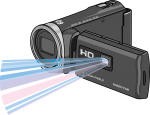 Camcorders freehand drawings