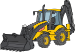 Bulldozer freehand drawings