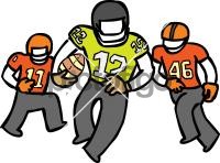 American FootballFreehand Image