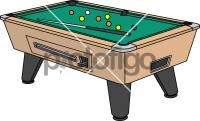 Pool TableFreehand Image