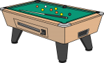 Pool Table freehand drawings