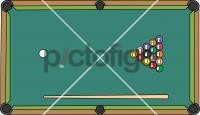 Pool TableFreehand Image