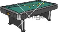 Pool TableFreehand Image