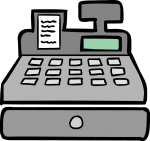 Cash Register freehand drawings