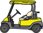 Golf Cart freehand drawings