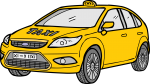 Taxi freehand drawings