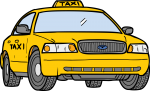 Taxi freehand drawings