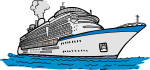 Cruise Ship freehand drawings