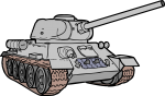 Tank freehand drawings