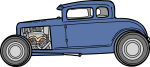 Hot Rod freehand drawings