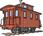 Caboose freehand drawings