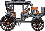 Carriage freehand drawings