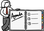 Agenda freehand drawings