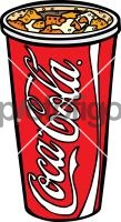 Coke GlassFreehand Image