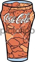 Coke GlassFreehand Image