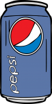 Pepsi Can freehand drawings