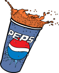 Pepsi Splash freehand drawings