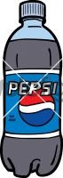 Pepsi BottleFreehand Image