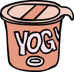 Yogurt freehand drawings