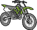 Dirt Bike freehand drawings