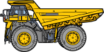 Dump truck freehand drawings